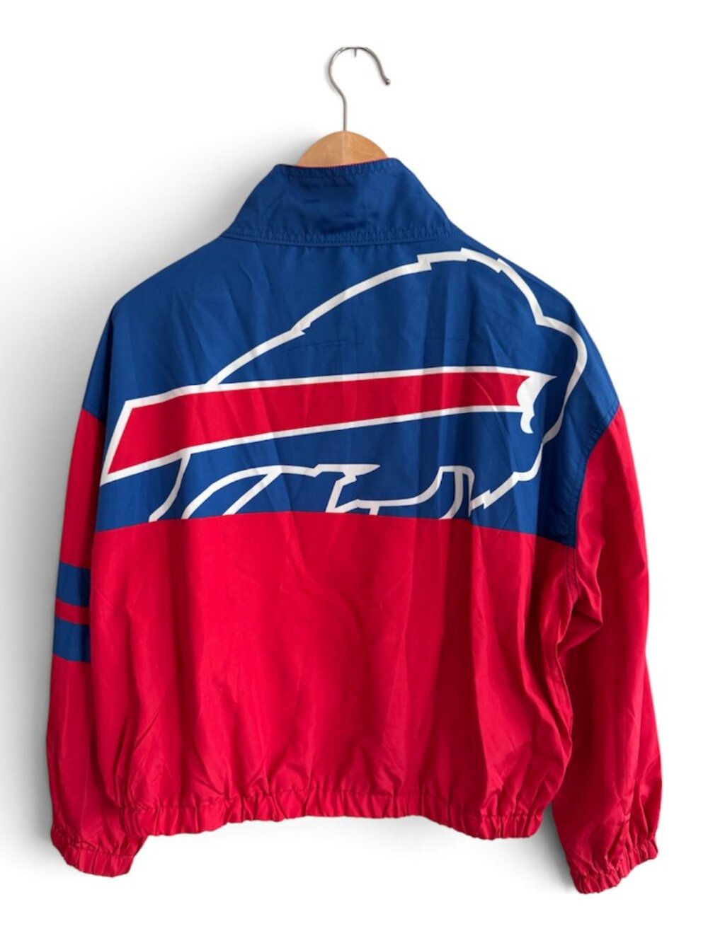 NFL Buffalo Bills Women's Large Winning Play Quarter Zip Windbreaker (NWT)